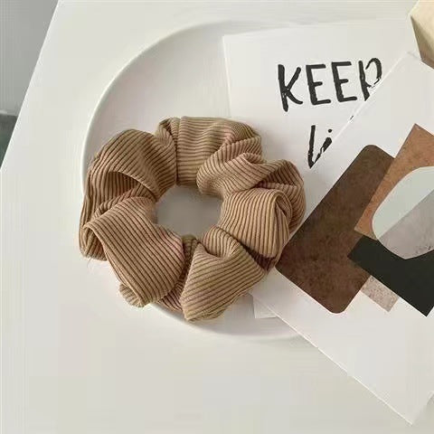Wholesale Autumn and Winter milk brown Women's New Simple Head Rope Sweet Hair Accessories
